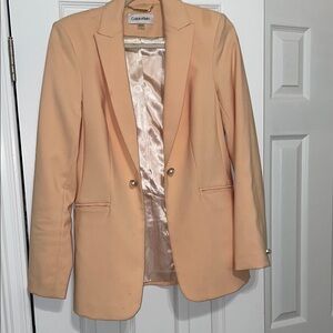 Calvin Klein Women's Tan Blazer